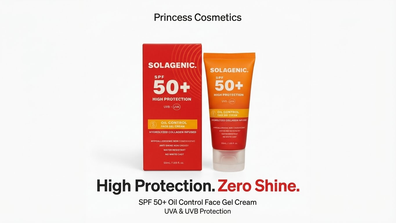SOLAGENIC. FACE GEL CREAM 50+ SPF OIL CONTROL 50ML