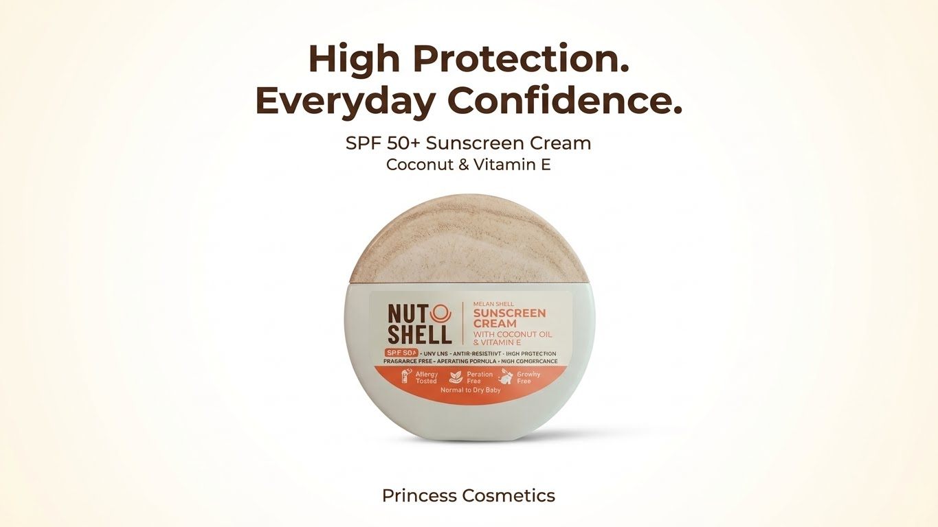 Sunscreen Cream 50 ml Coconut & Vitamin E