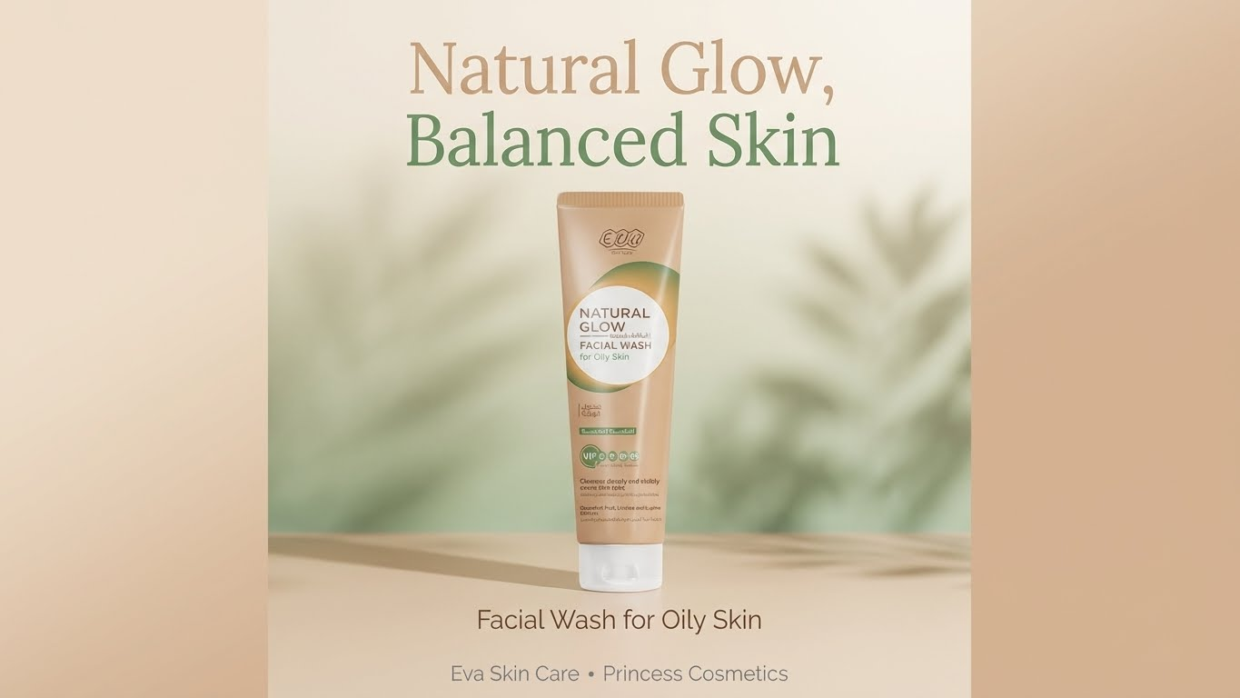 Eva Skin Care Natural Glow Facial Wash for Oily Skin 100 ml
