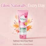 Vatika Dermoviva Fairness Glow Facewash (50mL + 10mL) | Natural Extract of Saffron, Turmeric and Sandal | For All Skin Types