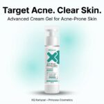 XQ Acne Prone Skin Cream Gel - Acne Prone Skin Gel Cream - Salicylic Acid, Niacinamide & Tea Tree Oil - Oil Control & Reduce Acne Effects - 50g