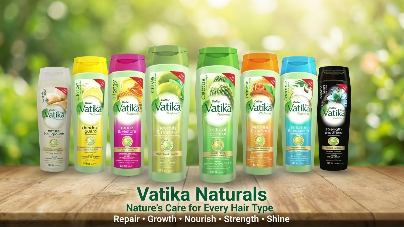 Vatika Naturals Hair Fall Control Shampoo 180ml