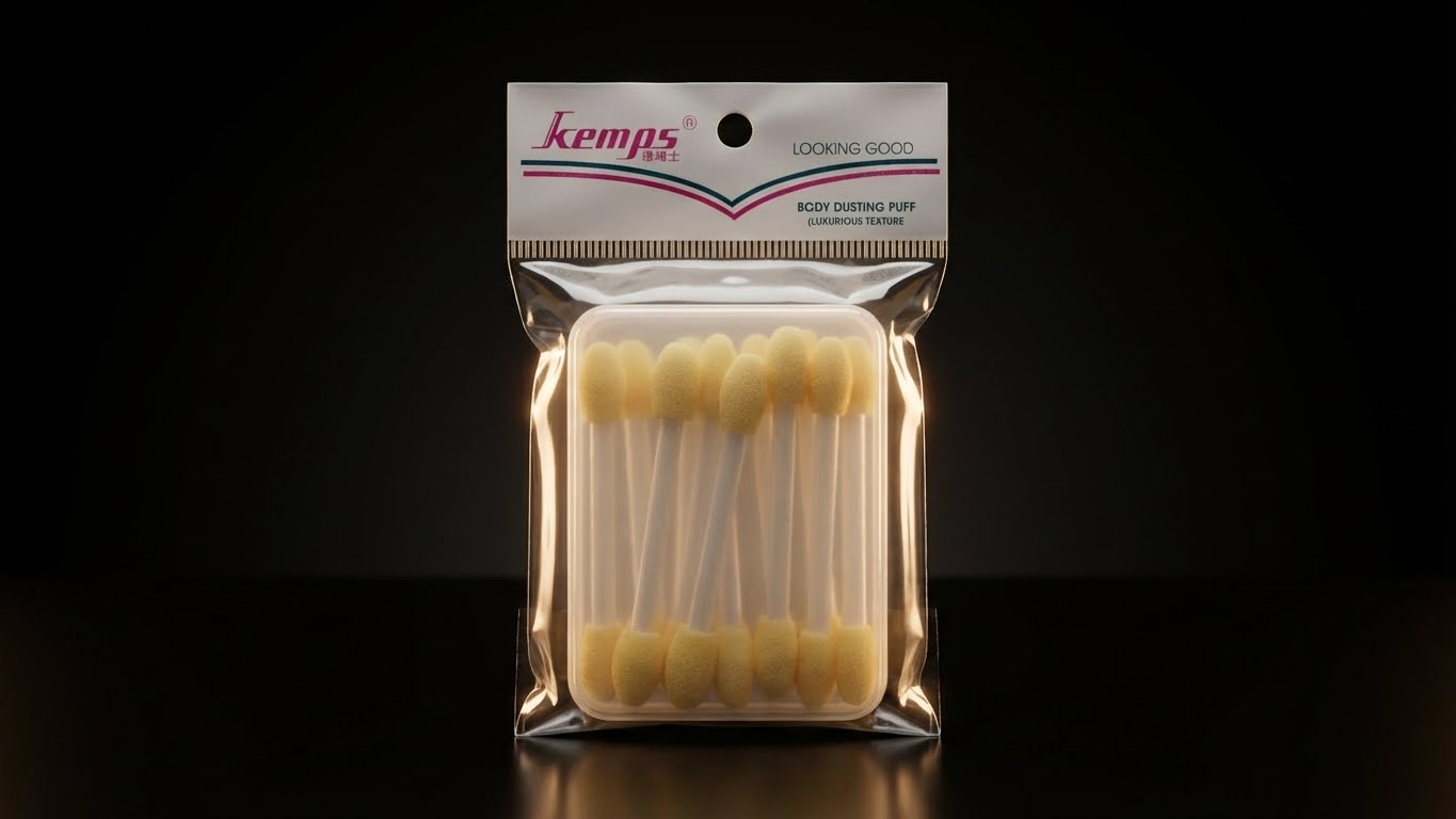 أعواد إسفنجية لتوزيع المكياج والبودرة – استخدام واحد (Disposable Sponge Applicators)