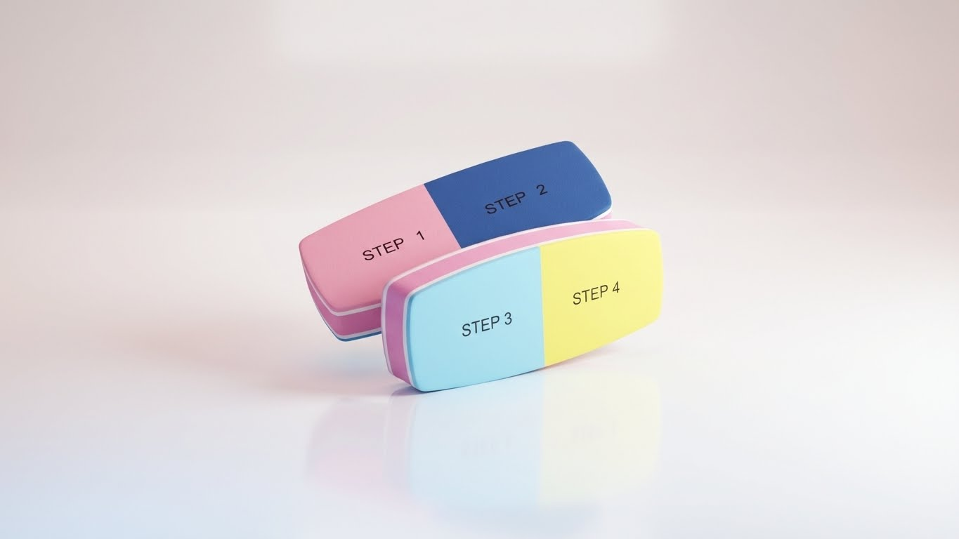 مبرد أظافر إسفنجي مزدوج الوجه – خطوتين لتلميع وتنعيم الأظافر