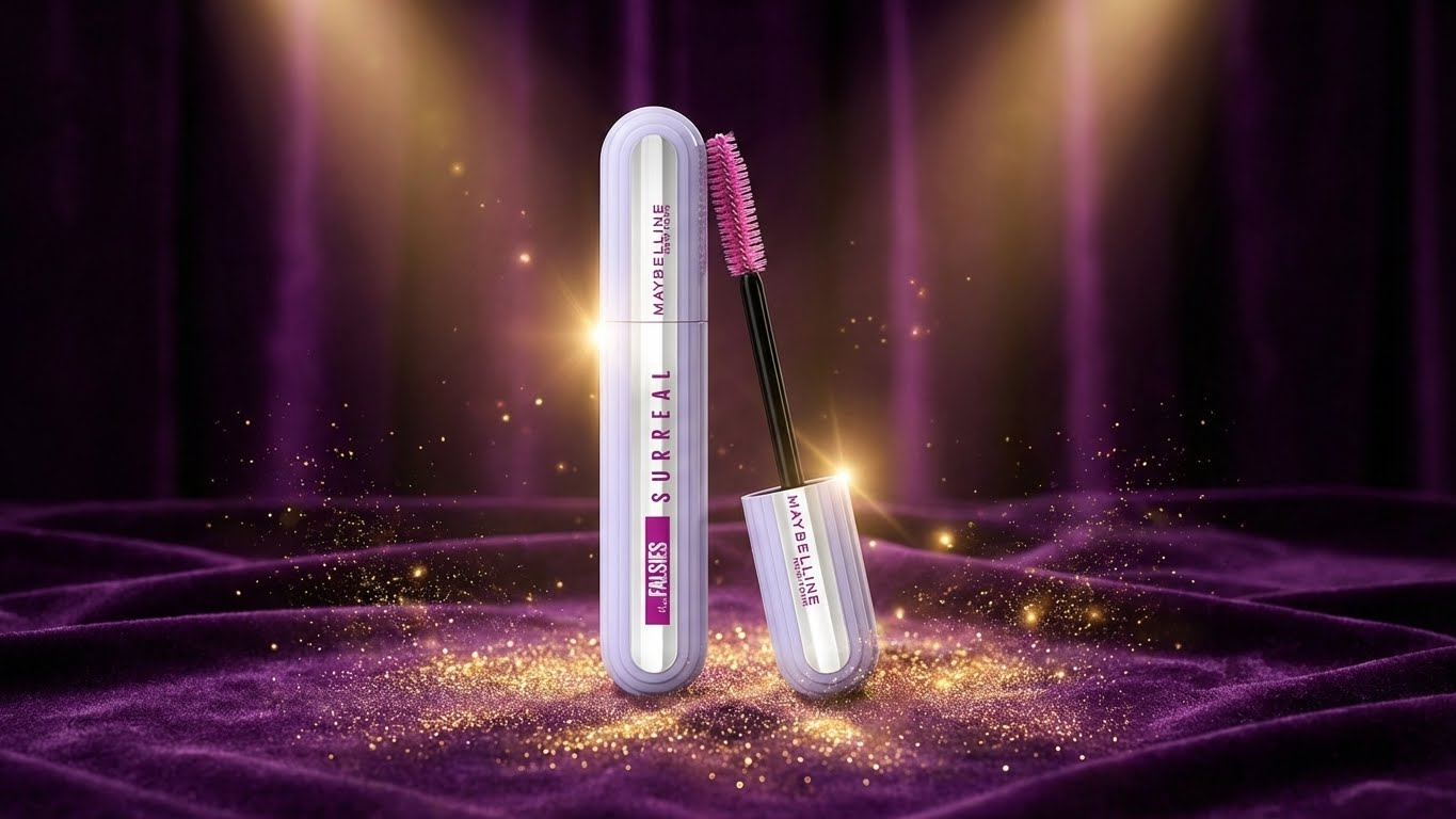 Maybelline New York Extension Mascara, Salon-Like Extension, Length & Volume, Long-Lasting 24H Buildable Formula, The Falsies Surreal, Black