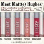 TheBalm Meet Matte Hughes Mini Long-Lasting Liquid Lipsticks, Set of 6
