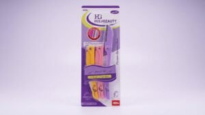 طقم شفرات حلاقة نسائية للوجه من HULIABEAUTY – 3 شفرات أمان لإزالة الشعر بلطف