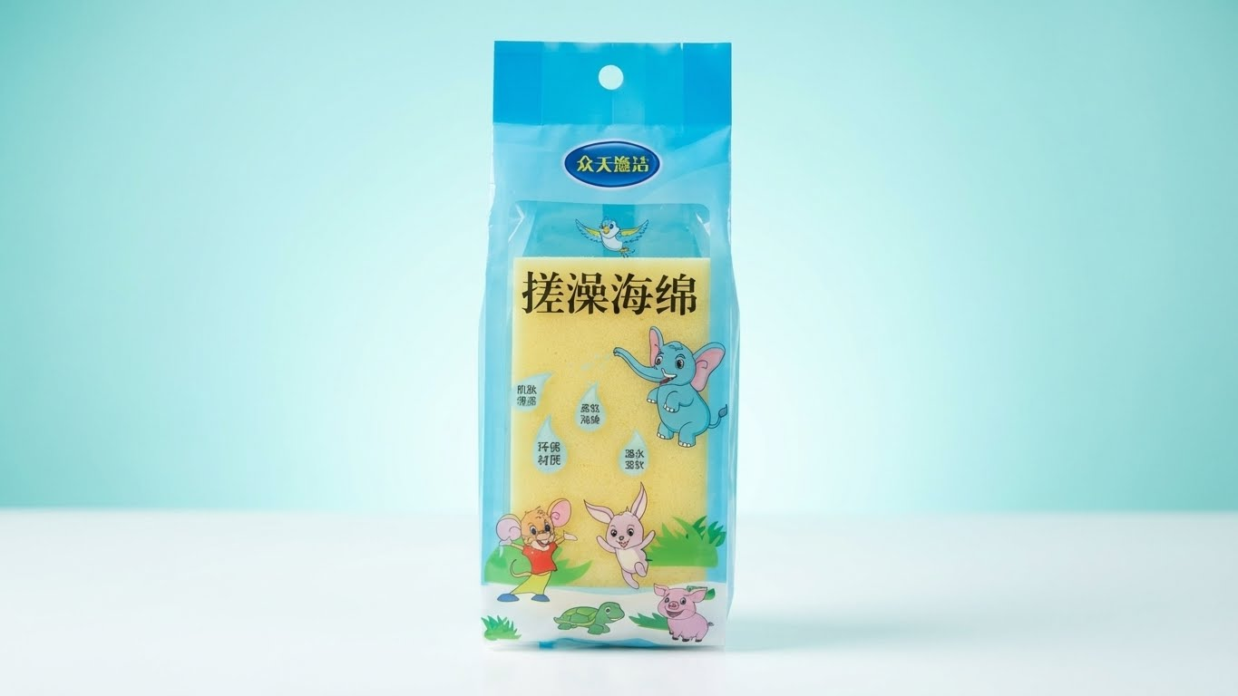 سفنجة تقشير لإزالة الجلد الميت – تنظيف لطيف وتجديد للبشرة