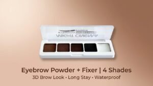 باليت حواجب مايت سينما الاحترافية 5 ألوان مع مثبت - Might Cinema Professional Eyebrow Palette | Model 5128