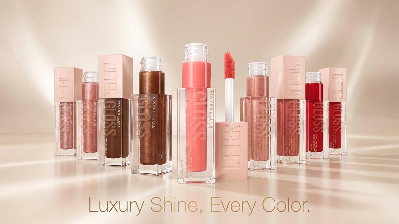 Maybelline New York LIFTER GLOSS WITH HYALURONIC ACID, HYDRATING LIP GLOSS, HIGH SHINE, MOISTURIZING, 024 Bubblegum