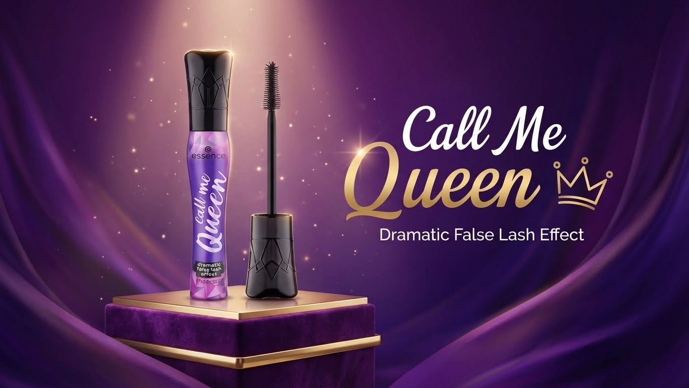 Call Me Queen Dramatic False Lash Effect Mascara | Black | Volumizing Lengthening Defining | False Lash Effect | Vegan | Longlasting Curling Mascara | Bold Eye Makeup | 11.5 ml Call Me Queen