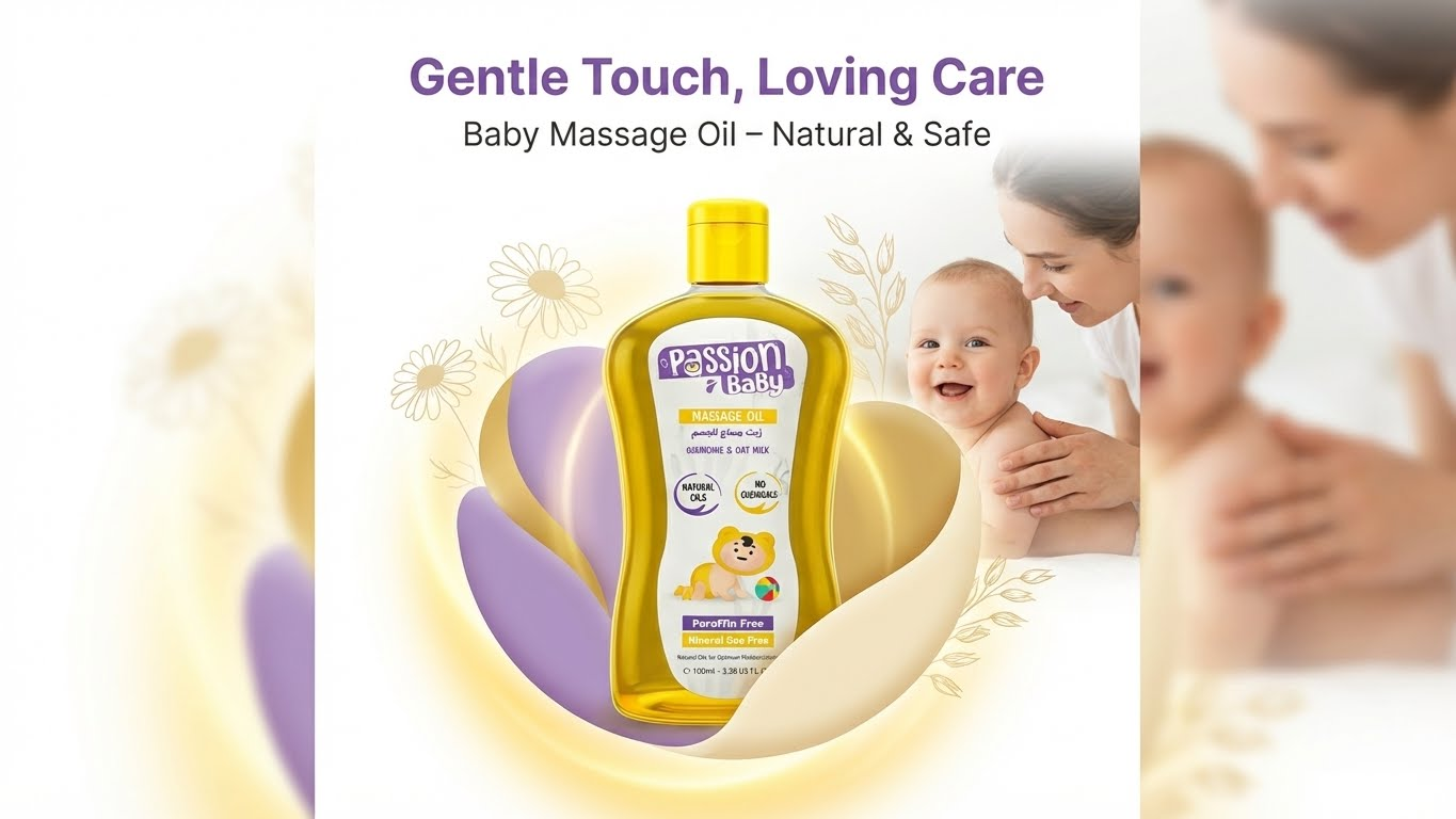 زيت مساج اطفال من باشن بيبى