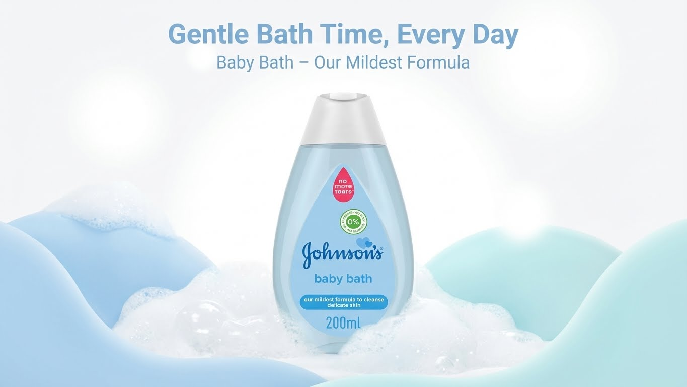 جونسون سائل استحمام للاطفال رغوي عادي 200 مل