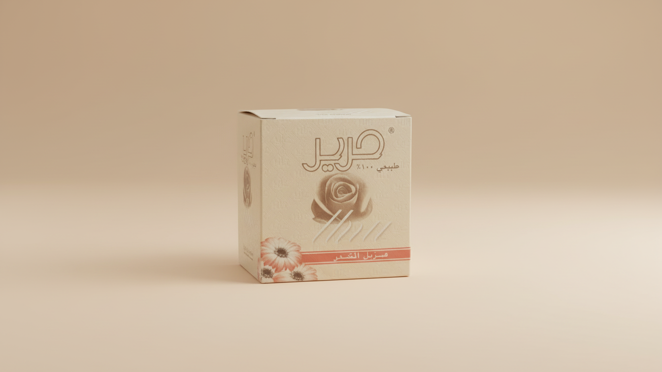 مزيل الشعر الطبيعي بالورد – 100% طبيعي – HIR