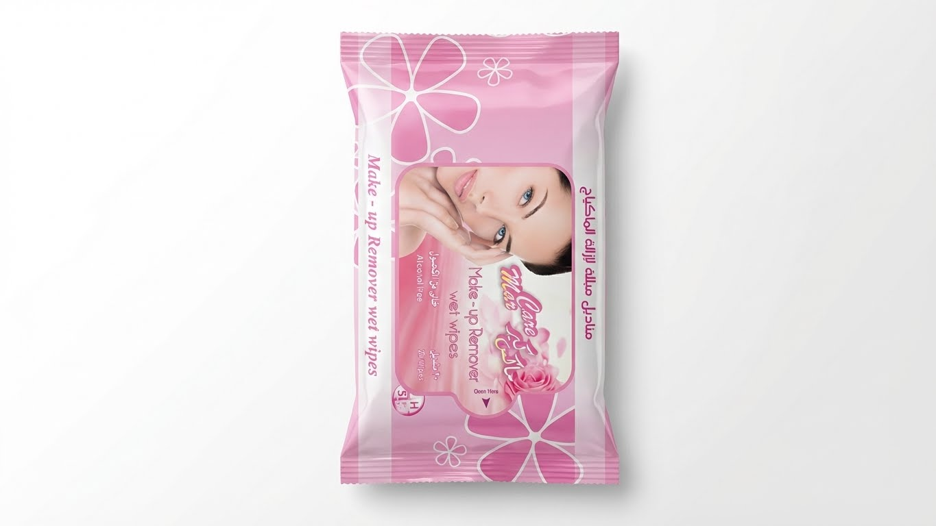 مناديل مبللة لإزالة المكياج كير ماكس – Care Max Make-up Remover Wet Wipes (20 منديل)