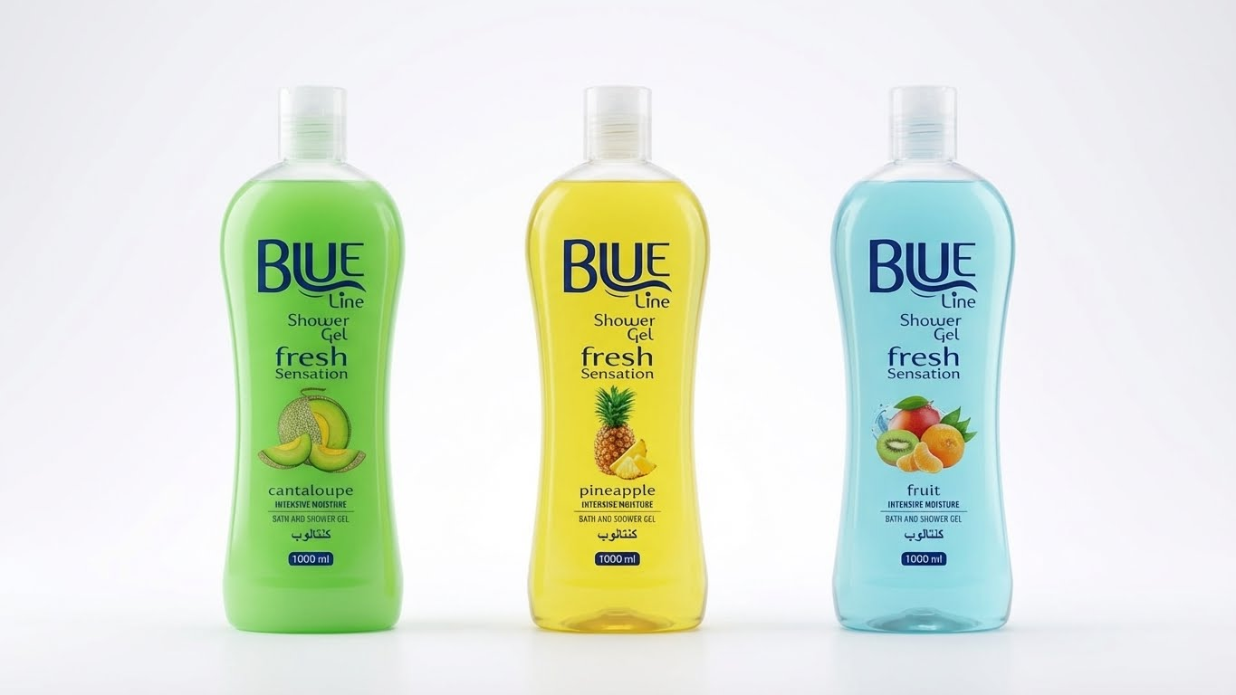 جل استحمام بلو لاين فريش سينسيشن برائحة الأناناس – Blue Line Shower Gel Pineapple (1000 مل)