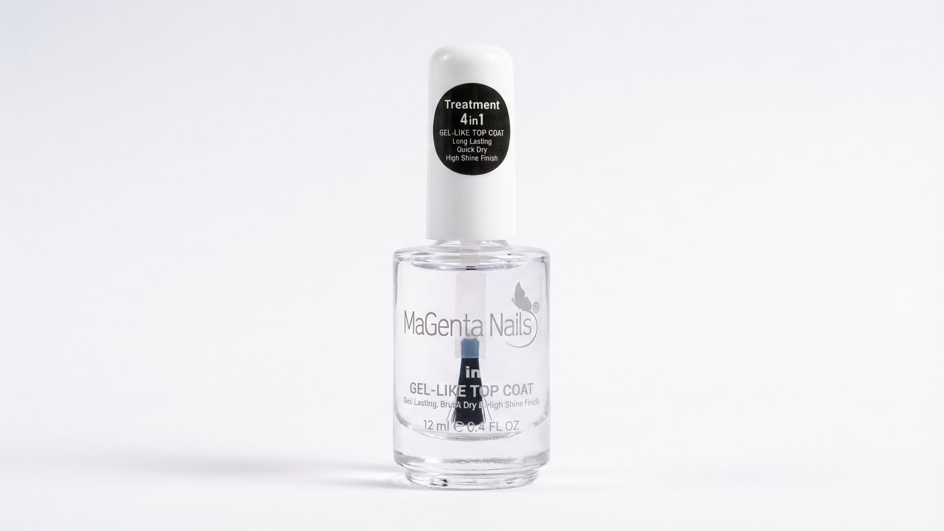 Magenta Nails Treatment 4 in 1 Gel-Like Top Coat – توب كوت جل لايك 4 في 1