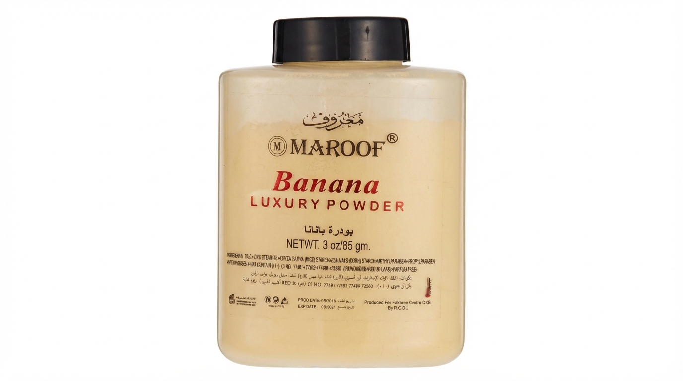 maroof banana luxury loose powder