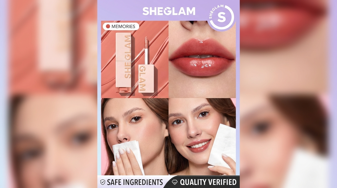أحمر شفاه من شيجلام سائل بلمسة عالية اللمعان بلون أوبسيسد