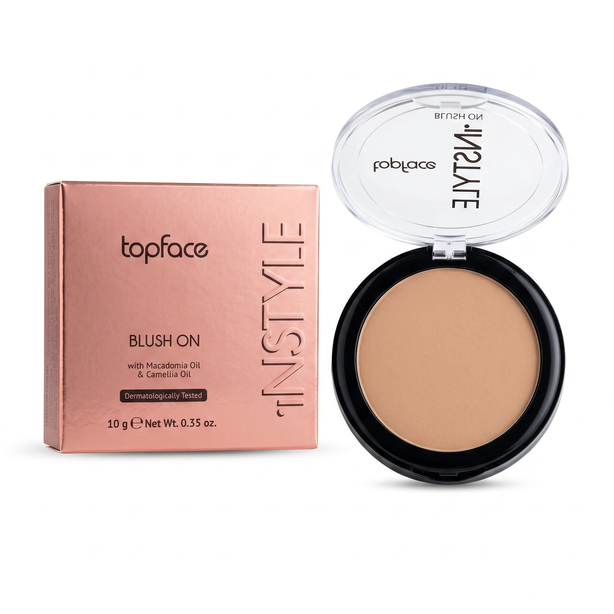 بلاشر توب فيس إنستايل بلمسة مخملية وألوان طبيعية | Topface Instyle Blush 009