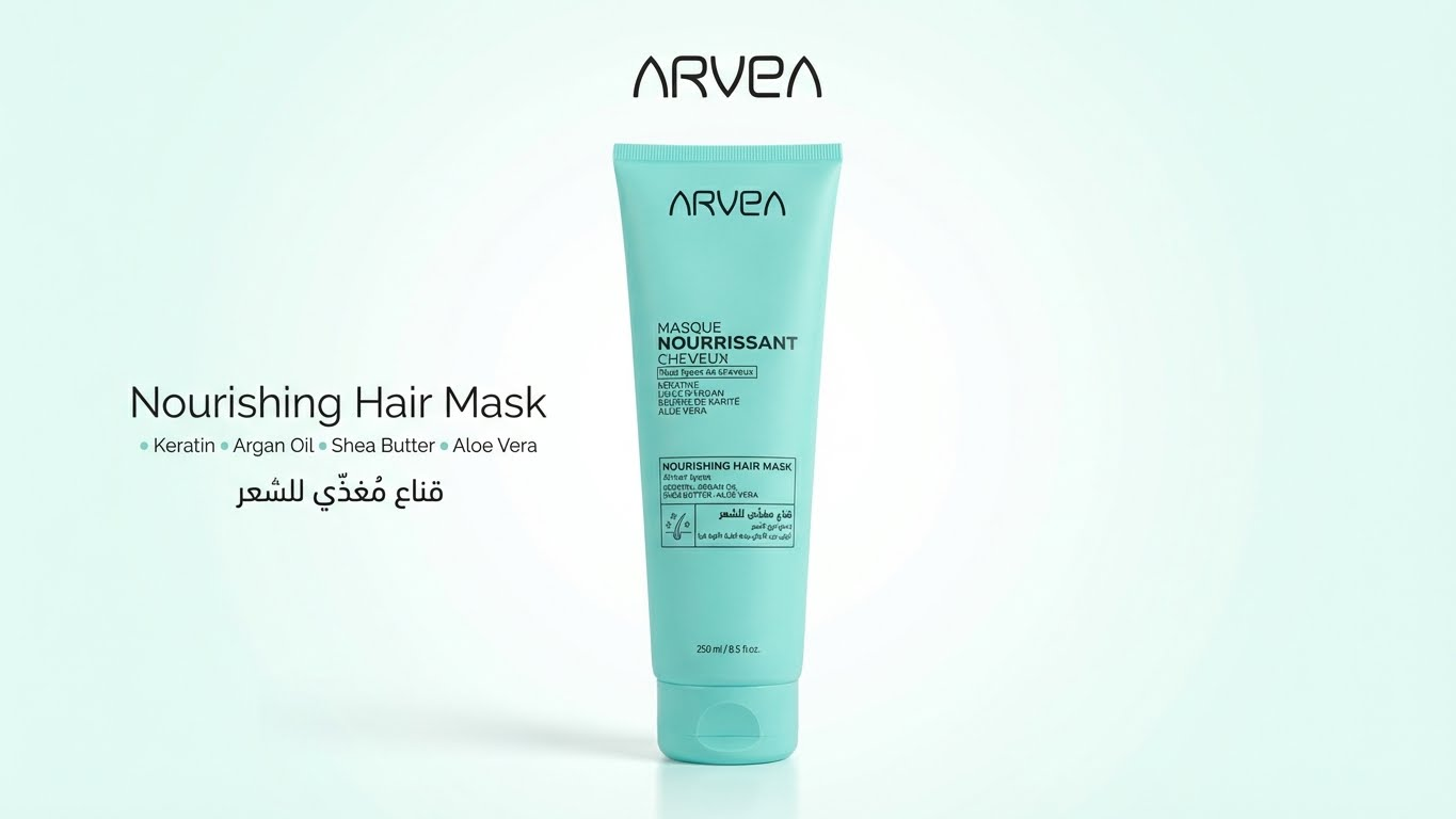 ماسك ARVEA المغذي للشعر – Nourishing Hair Mask (250 مل)