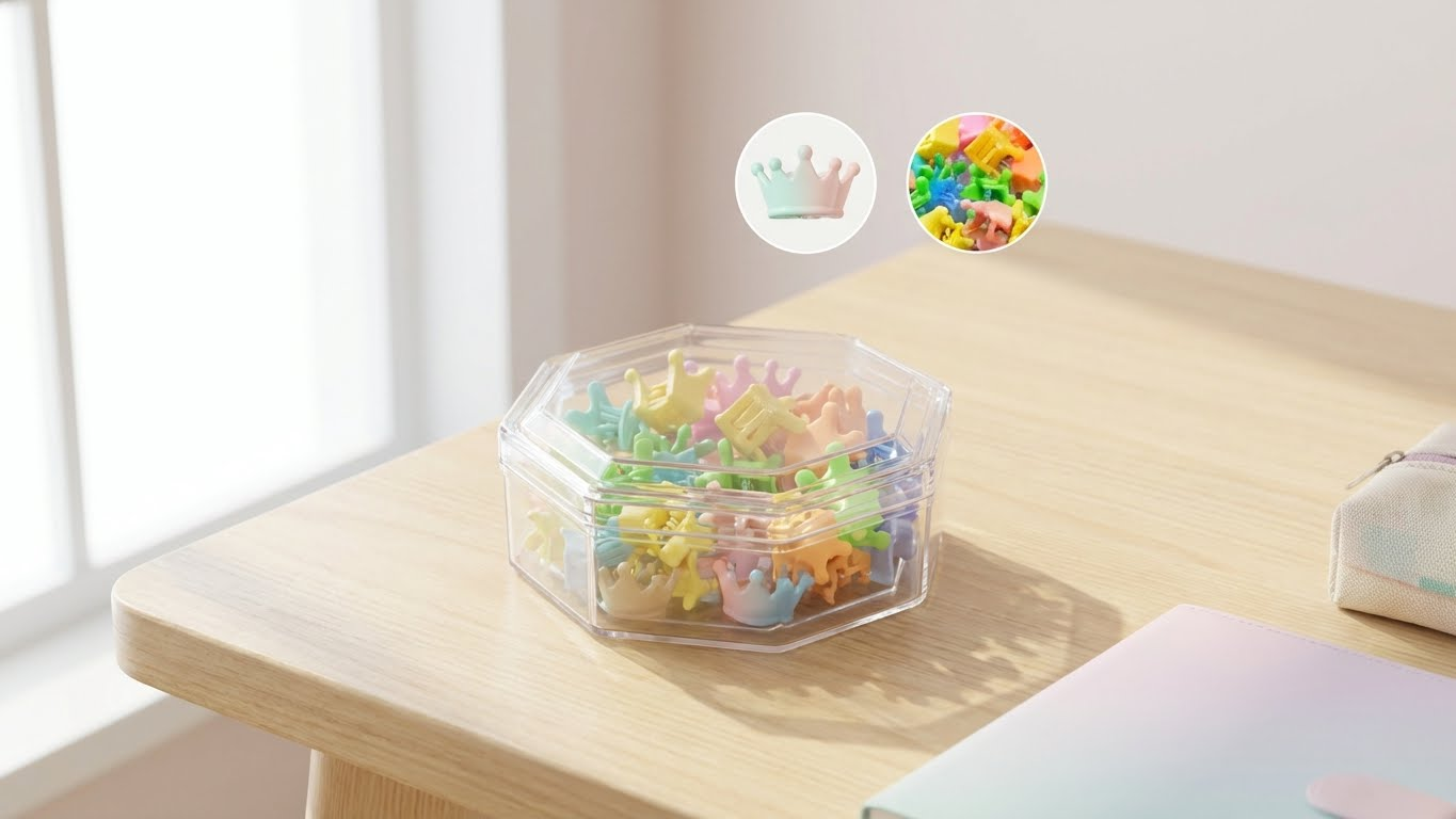 علبة التاج – مشابك شعر أطفال