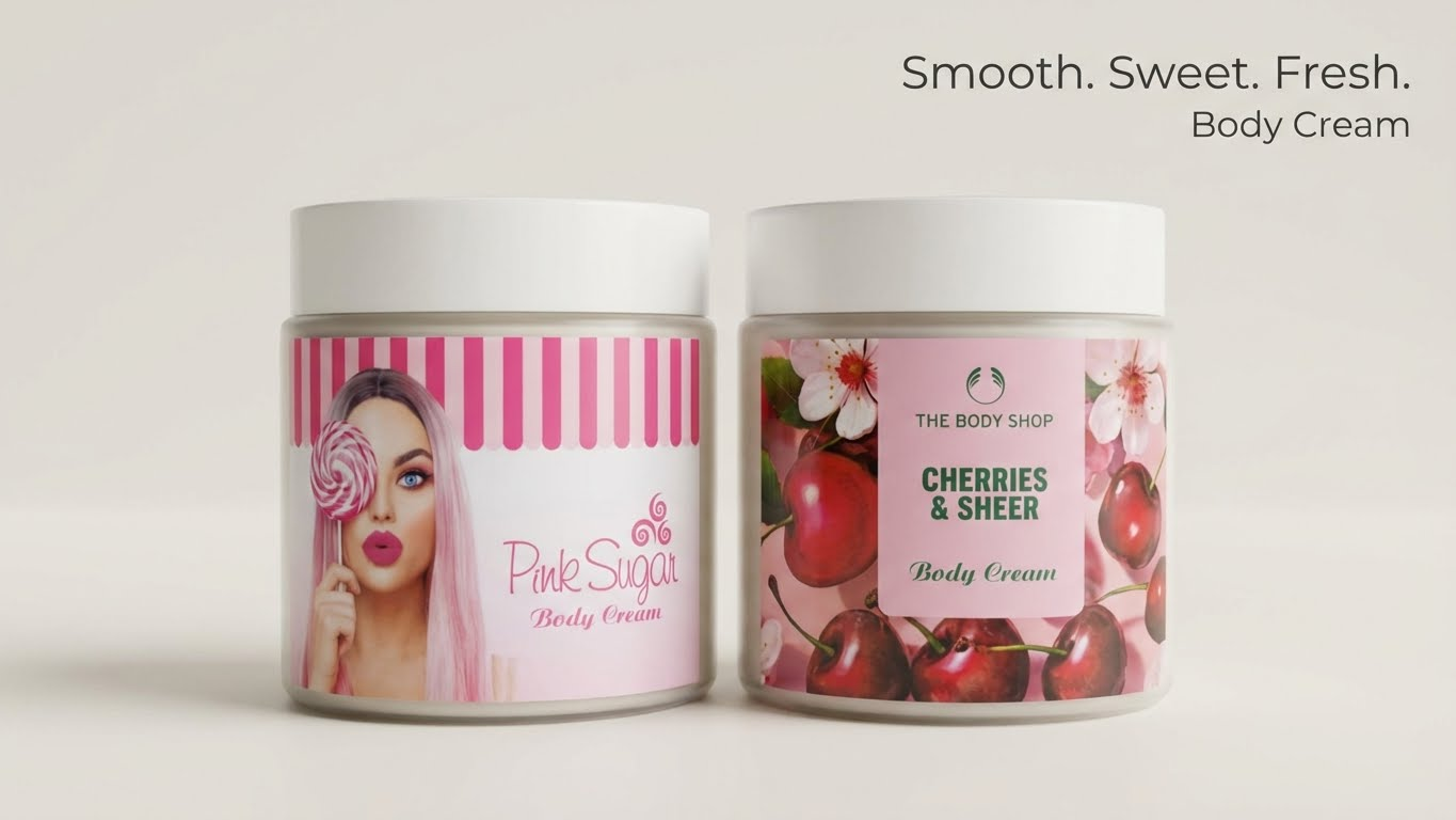 كريم جسم مرطب برائحة Pink Sugar – Body Cream