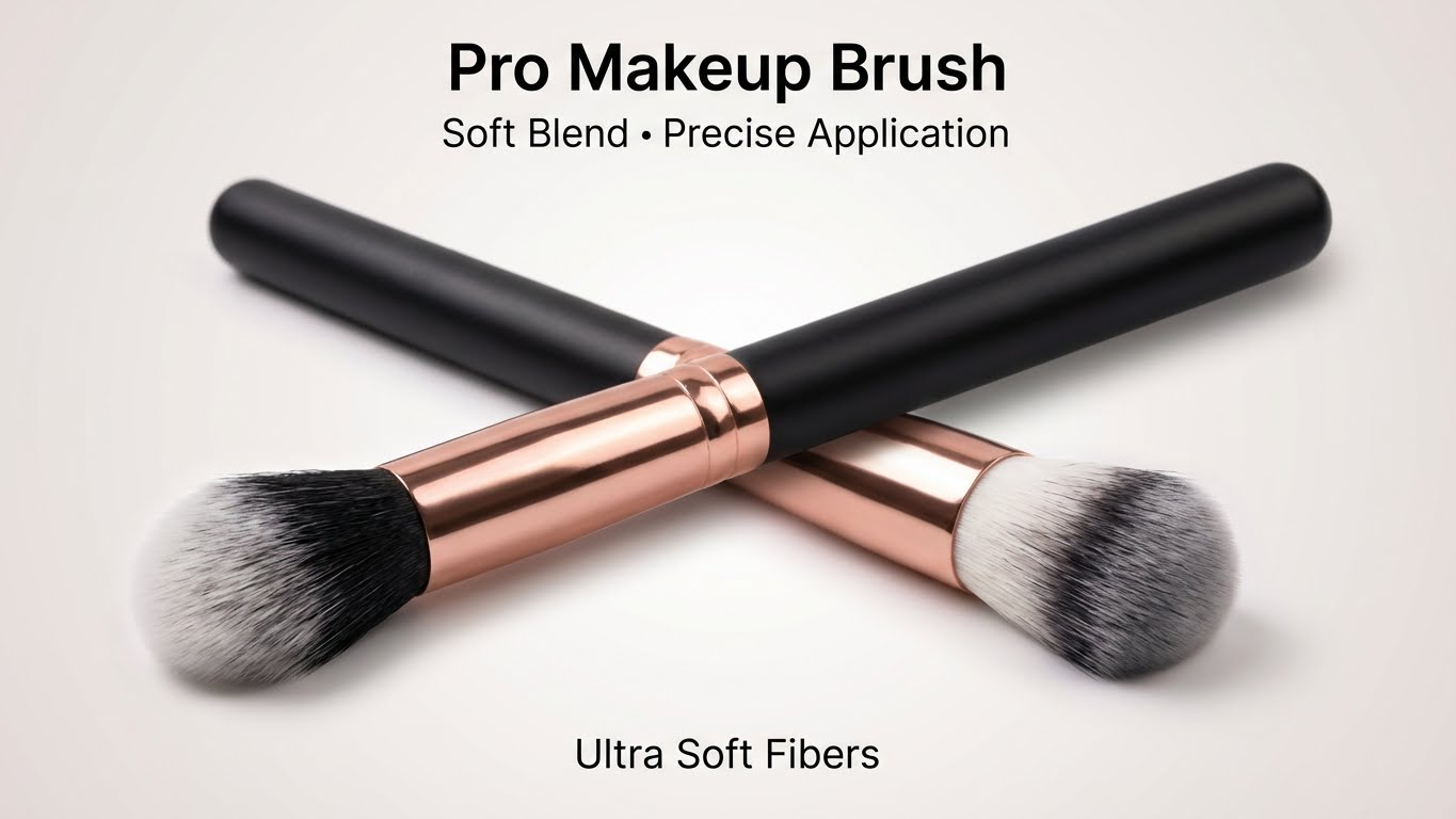 فرشاة مكياج احترافية (شعيرات ناعمة جدًا للدمج).