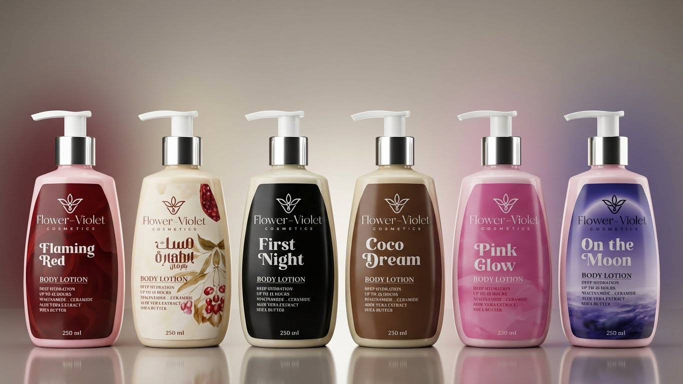 Flower-Violet Cosmetics Flaming Red – Body Lotion (250ml)