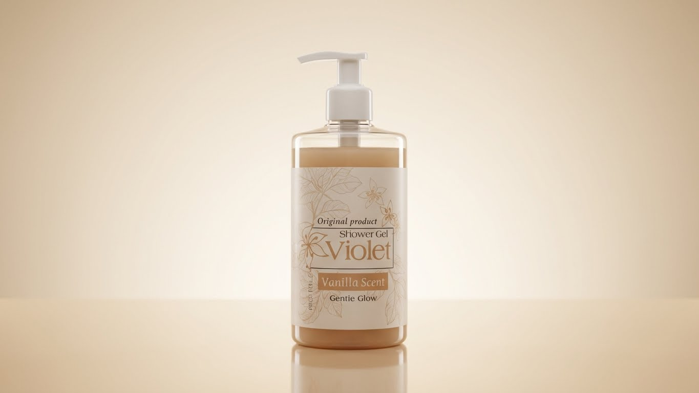 Violet Shower Gel – Orcid Scent (Gentle Glow)