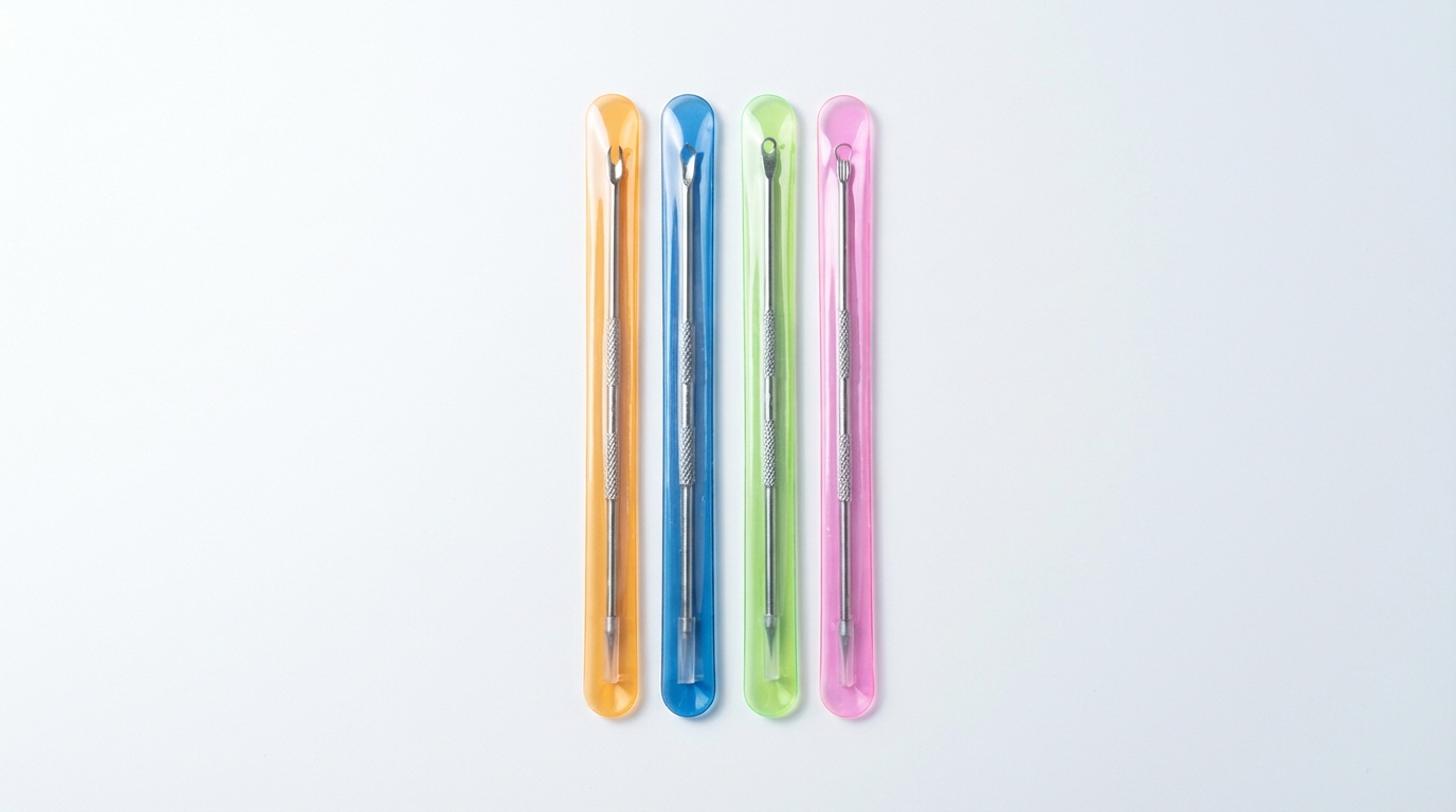 أداة تنظيف البشرة/إزالة الرؤوس السوداء (Comedone Extractor)