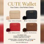 Cute Mini Wallet – محفظة نسائية صغيرة بسحاب وتعليقة فرو