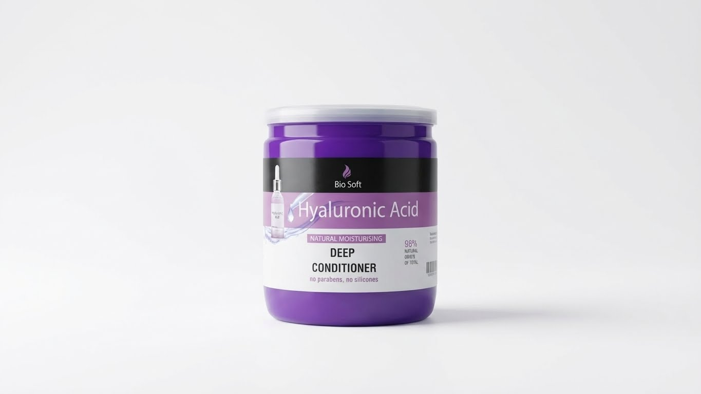 حمام كريم بايو سوفت بحمض الهيالورونيك – Bio Soft Hyaluronic Acid Deep Conditioner