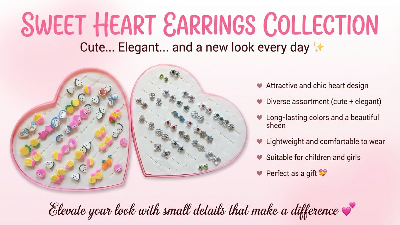Sweet Heart Earrings Collection