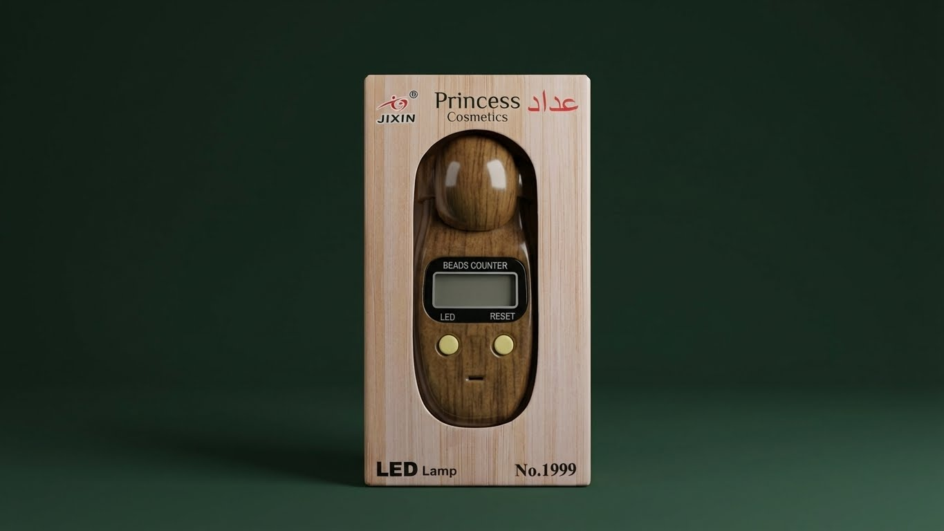 عداد تسبيح إلكتروني رقمي JIXIN بشاشة LED – No.1999