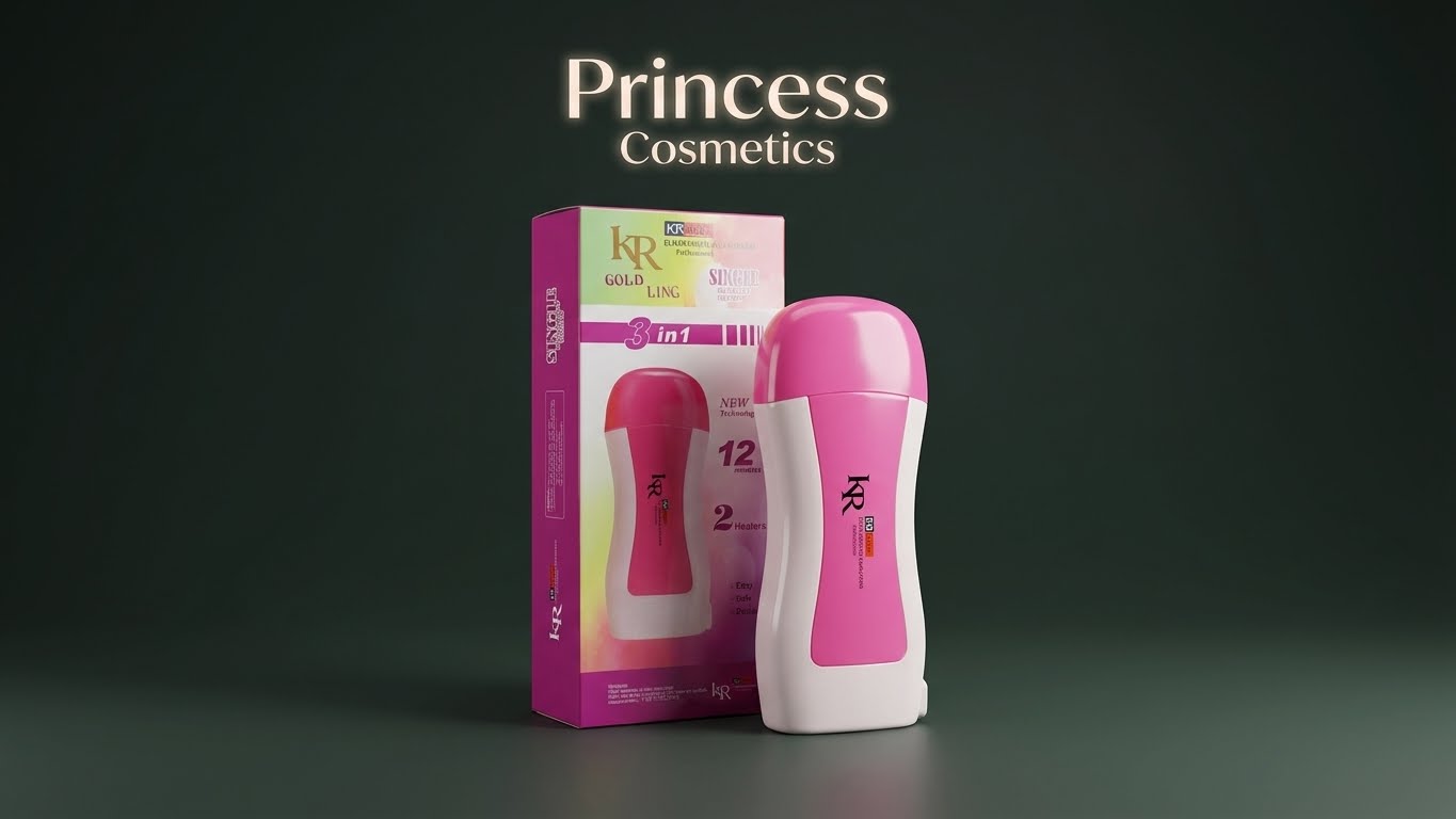 جهاز تسخين شمع إزالة الشعر KR Istaz Gold Line – 3 في 1