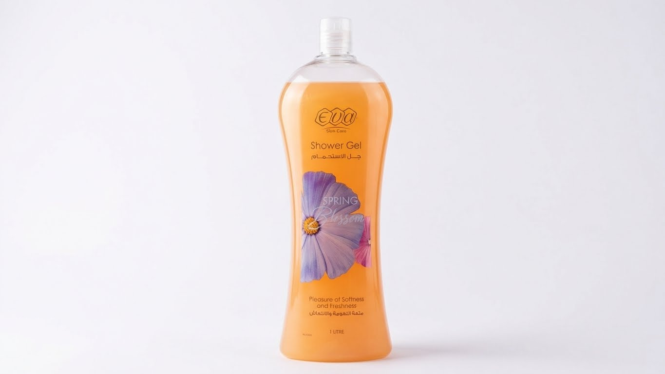 جل استحمام إيفا سكين كير برائحة زهور الربيع – EVA Skin Care Shower Gel Spring Blossom (1 لتر)