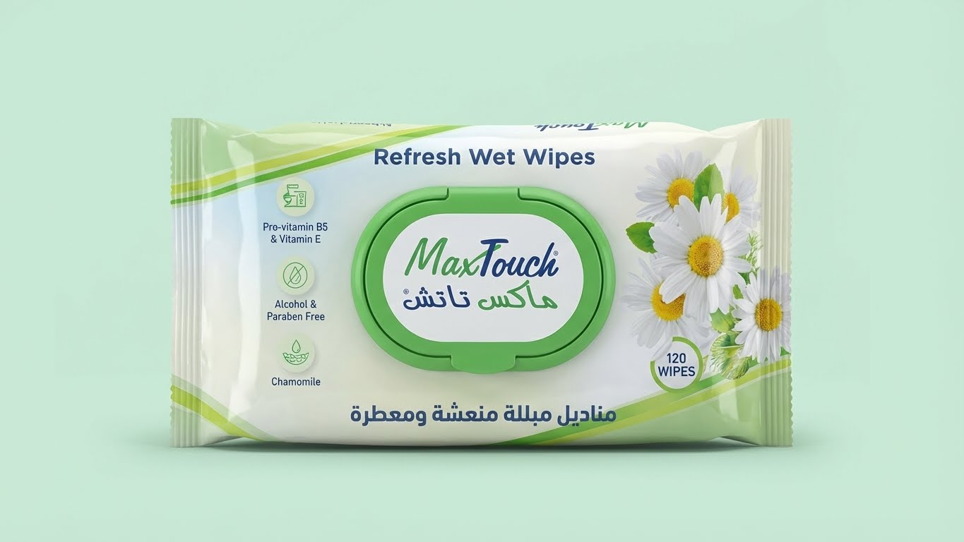 مناديل مبللة لإزالة المكياج كير ماكس – Care Max Make-Up Remover Wet Wipes (20 منديل)
