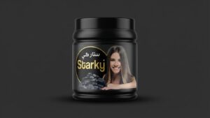 حمام كريم ستاركي بالفحم – Starky Charcoal Hair Cream Bath (1000 مل)