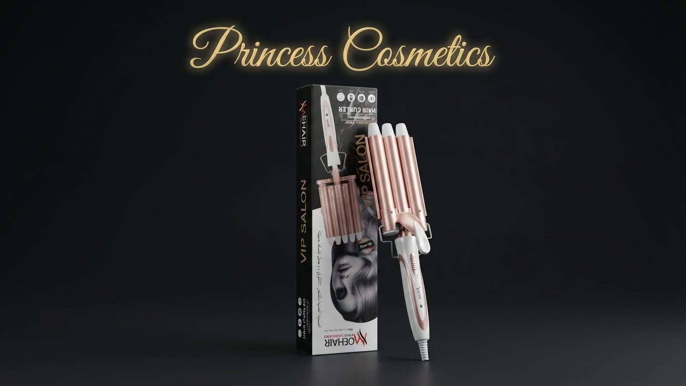 جهاز تمويج الشعر الاحترافي VIP Salon بخمس أسطوانات – 1080°