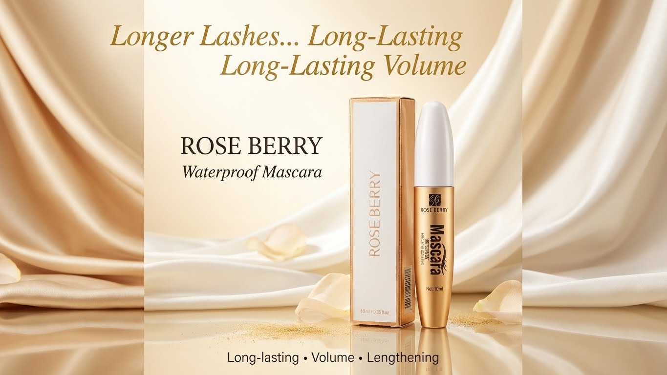 ماسكارا روز بيري ضد الماء – تكثيف وتطويل فائق (10 مل)