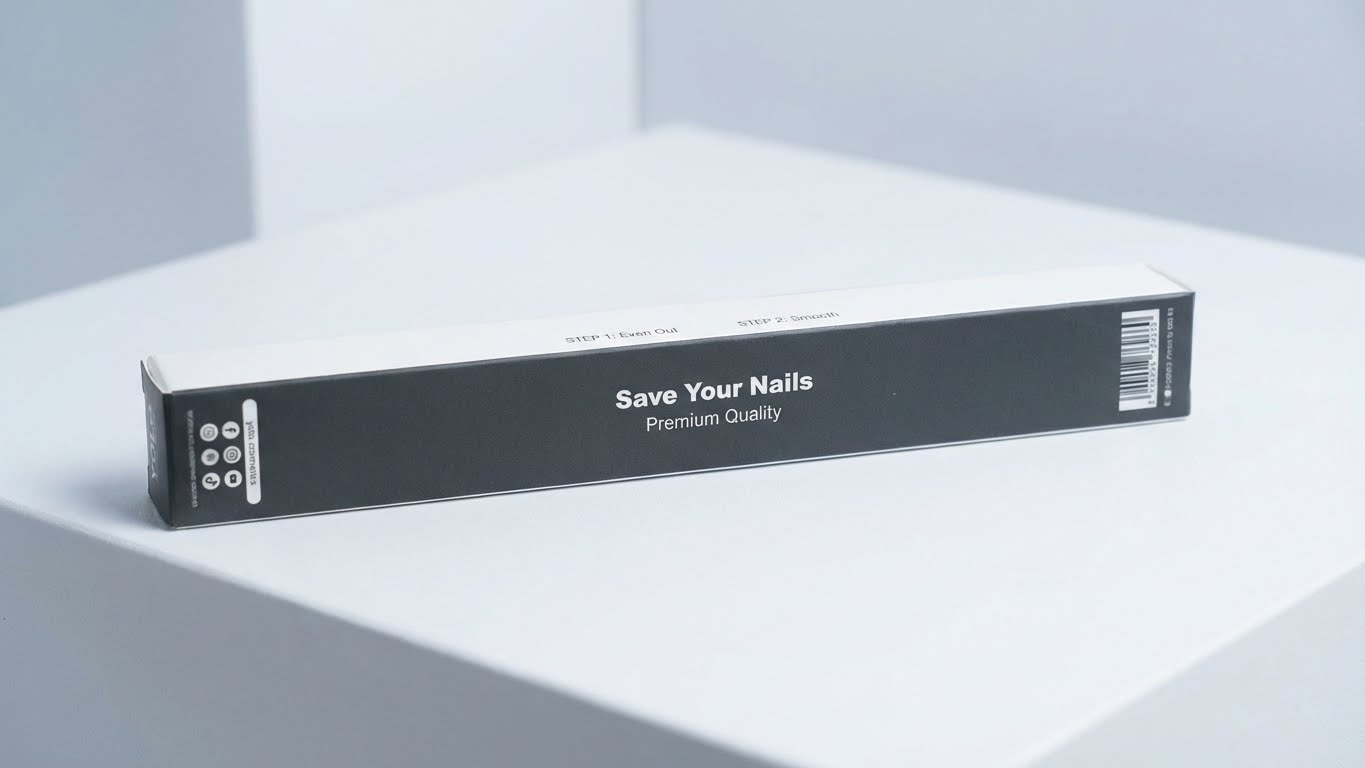 Save Your Nails – مبرد وتلميع الأظافر الاحترافي (4 خطوات)