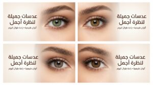 عدسات جميلة