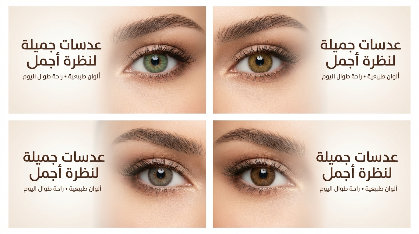 عدسات جميلة