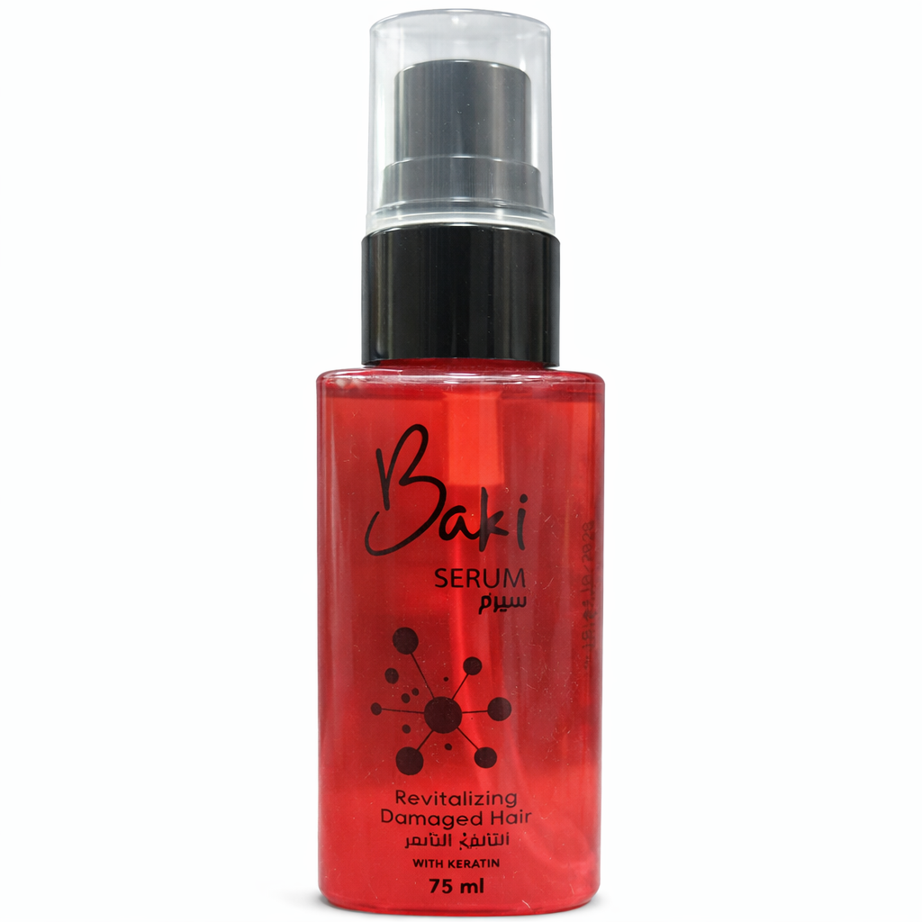 سيروم باكي بالكيراتين لإصلاح الشعر التالف – Baki Keratin Hair Serum (75 مل)