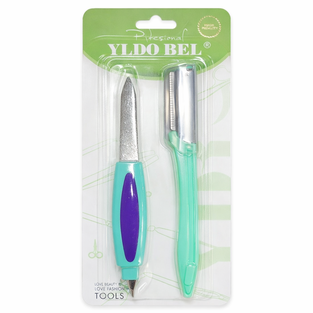 طقم أدوات إزالة الجلد الميت وقص الكيوتيكل YU DO BEL – عدد 2 قطعة