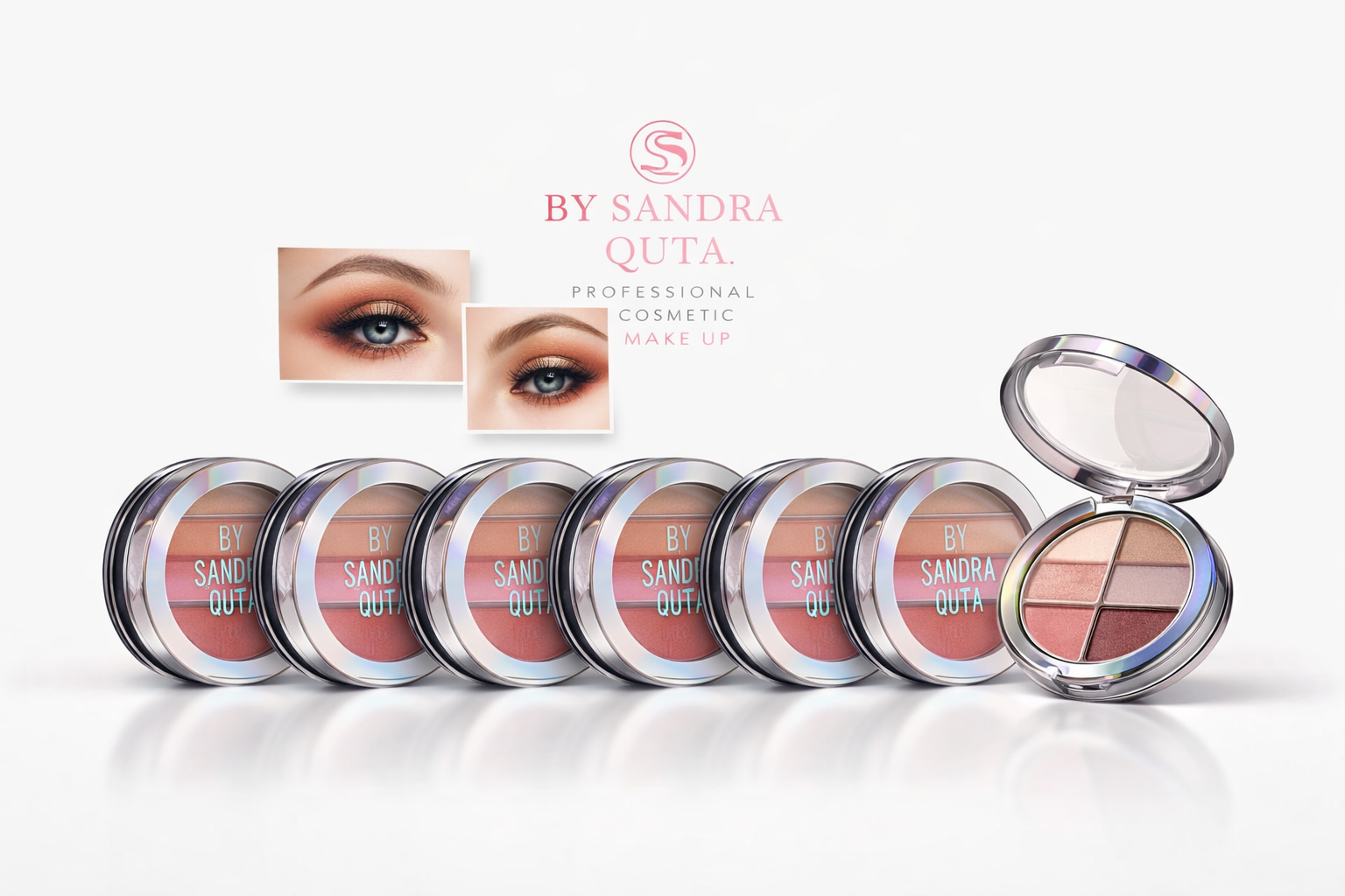 بلاشر باي ساندرا كوتا متعدد الألوان – By Sandra Quta Blush Palette