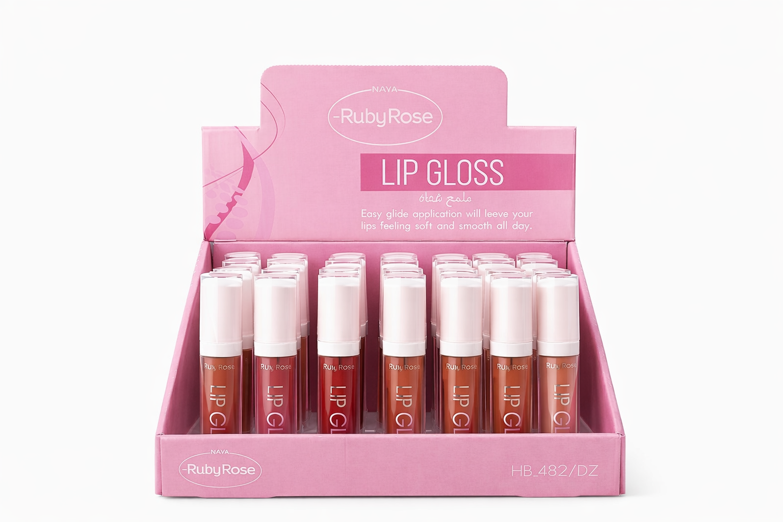ليب جلوس روبي روز لامع ومرطب – Ruby Rose Lip Gloss