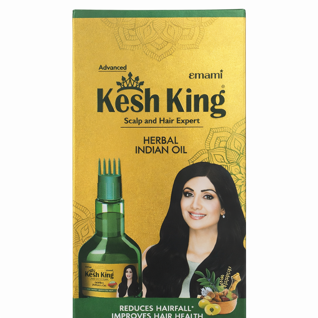 زيت كيش كينج الهندي بالأعشاب Emami Kesh King Herbal Indian Oil – 50 مل