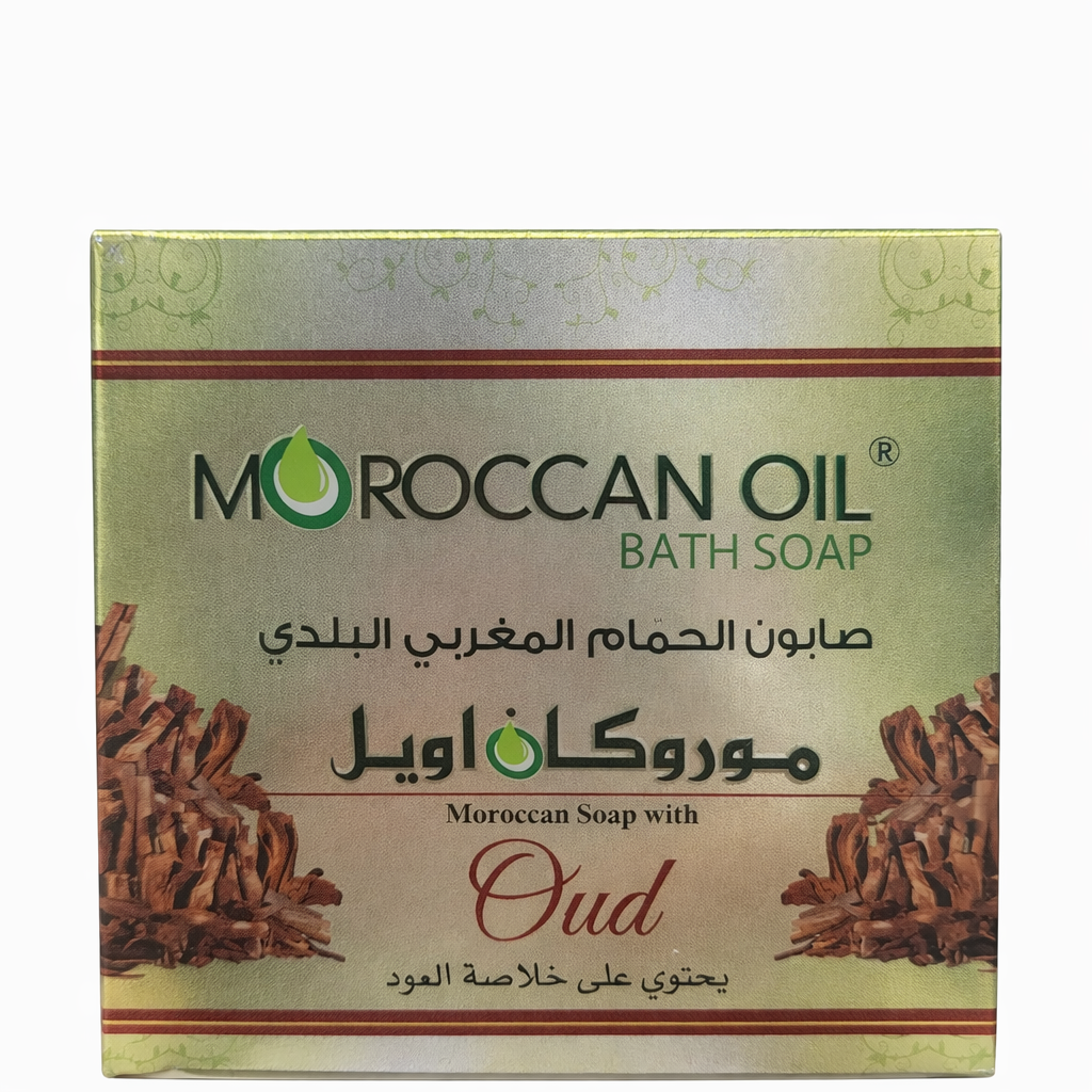 صابون الحمام المغربي موروكان أويل بالعود Moroccan Oil Bath Soap with Oud